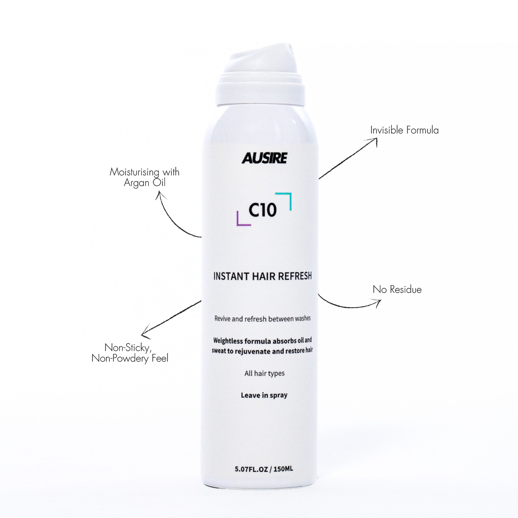 dry shampoo specifications
